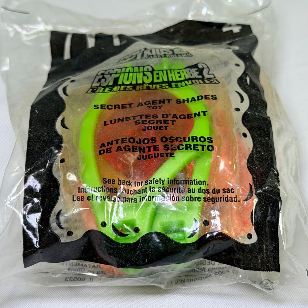McDonalds 2002 Spy Kids 2 Secret Agent Shades Happy Meal Toy #4 New Sealed